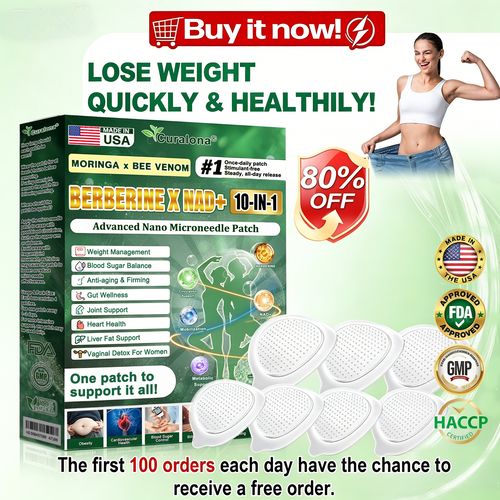 𝐎𝐟𝐟𝐢𝐜𝐢𝐚𝐥 𝐔𝐒 𝐒𝐭𝐨𝐫𝐞 🇺🇸  | 🧑‍⚕️🩺 𝗖𝘂𝗿𝗮𝗹𝗼𝗻𝗮® Moringa · Berberine × NAD+ 𝟏𝟎-𝐢𝐧-𝟏 𝐀𝐝𝐯𝐚𝐧𝐜𝐞𝐝 𝐍𝐚𝐧𝐨 𝐌𝐢𝐜𝐫𝐨𝐧𝐞𝐞𝐝𝐥𝐞 𝐏𝐚𝐭𝐜𝐡 — 𝐎𝐧𝐜𝐞 𝐃𝐚𝐢𝐥𝐲, 𝐕𝐢𝐬𝐢𝐛𝐥𝐞 𝐑𝐞𝐬𝐮𝐥𝐭𝐬 𝐢𝐧 𝟕 𝐃𝐚𝐲𝐬