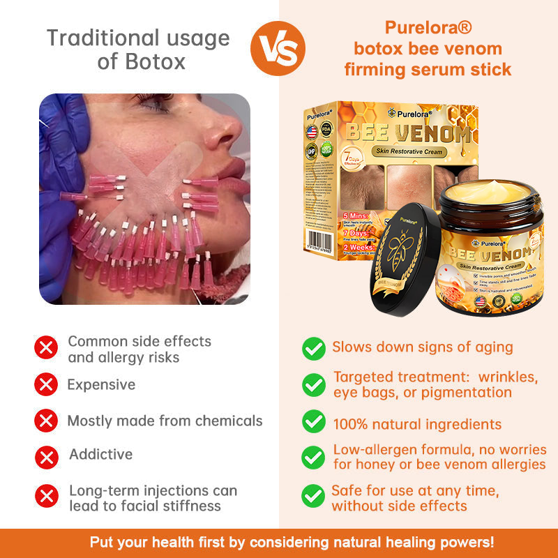 "Hecho y enviado desde Estados Unidos | 🐝 Tienda oficial ✨ Crema reparadora para la piel con veneno de abeja Purelora® 🔥 ÚLTIMO DÍA 80% DE DESCUENTO 💎"