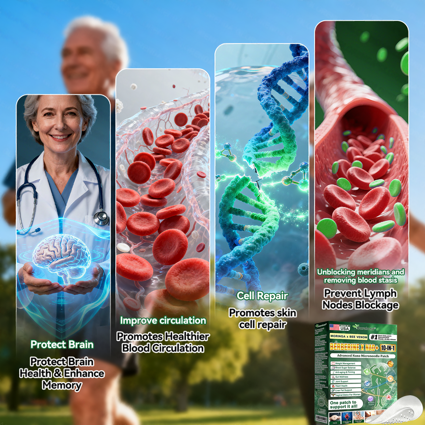 𝐎𝐟𝐟𝐢𝐜𝐢𝐚𝐥 𝐔𝐒 𝐒𝐭𝐨𝐫𝐞 🇺🇸  | 🧑‍⚕️🩺 𝗖𝘂𝗿𝗮𝗹𝗼𝗻𝗮® Moringa · Berberine × NAD+ 𝟏𝟎-𝐢𝐧-𝟏 𝐀𝐝𝐯𝐚𝐧𝐜𝐞𝐝 𝐍𝐚𝐧𝐨 𝐌𝐢𝐜𝐫𝐨𝐧𝐞𝐞𝐝𝐥𝐞 𝐏𝐚𝐭𝐜𝐡 — 𝐎𝐧𝐜𝐞 𝐃𝐚𝐢𝐥𝐲, 𝐕𝐢𝐬𝐢𝐛𝐥𝐞 𝐑𝐞𝐬𝐮𝐥𝐭𝐬 𝐢𝐧 𝟕 𝐃𝐚𝐲𝐬