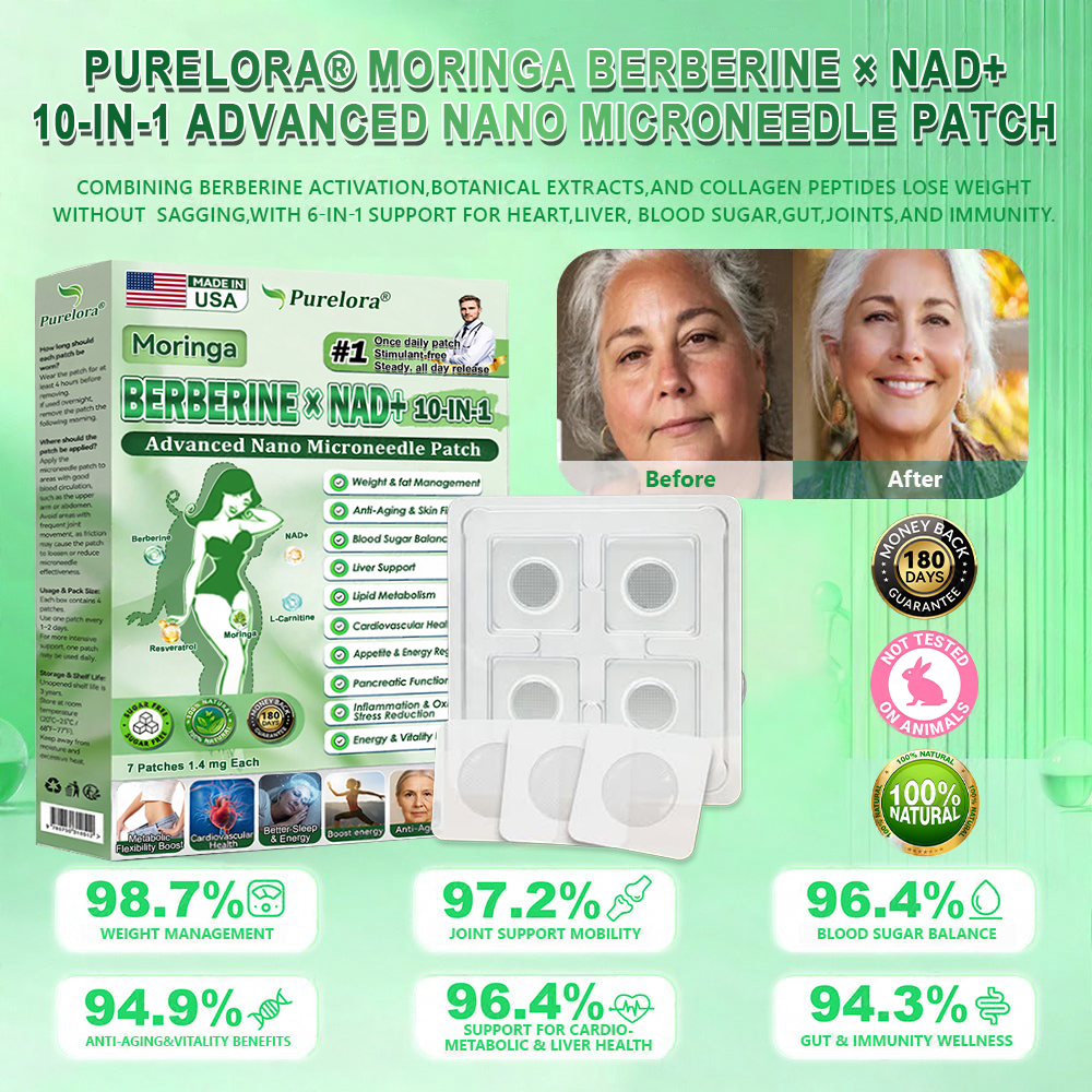 👩‍⚕️[Registrado en la FDA y certificado GMP]| 𝑷𝒖𝒓𝒆𝒍𝒐𝒓𝒂® 𝙈𝒐𝒓𝒊𝒏𝒈𝗮 · 𝗕𝗲𝗿𝗯𝐞𝐫𝐢𝐧𝙚 × 𝙉𝑨𝑫+ 𝟏𝟎-𝙞𝙣-1 𝘼𝒅𝒗𝒂𝒏𝒄𝒆𝐝 𝐍𝐚𝐧𝙤 𝙈𝙞𝙘𝙧𝙤𝙣𝒆𝒆𝒅𝒍𝐞 𝐏𝐚𝐭𝐚𝐬𝐭𝐚𝐬 🇺🇸 | 𝐝𝐚𝐬𝐨𝐬 𝐝𝐚 