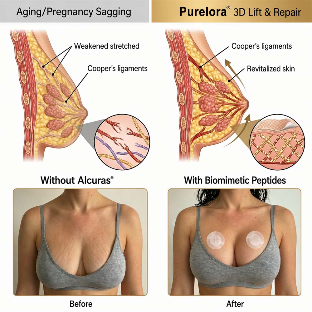 Purelora® Targeted Breast Enhancement Advanced Nano Microneedle Patch