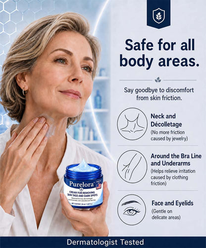 👩‍⚕️Purelora®7-𝐃𝐚𝐲 𝐒𝐤𝐢𝐧 𝐓𝐚𝐠 & 𝐒𝐩𝐨𝐭 𝐄𝐫𝐚𝐬𝐞𝐫 𝐂𝐫𝐞𝐚𝐦(Zero Pain, Zero 𝐒𝐜𝐚𝐫𝐬 Formula)💪
