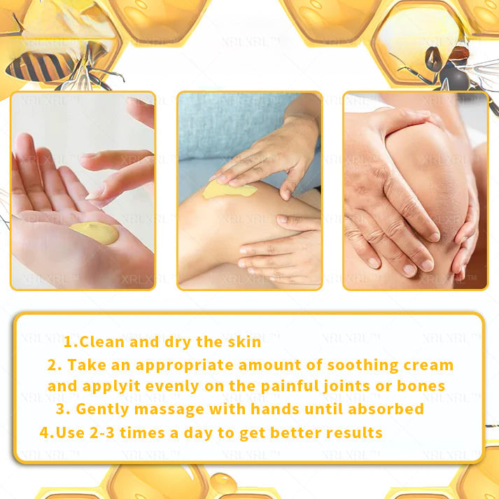 Purelora®💞💞 Bee Venom Pain-Relief Bone Healing Cream  (Specially for older adults)