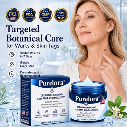 👩‍⚕️Purelora®7-𝐃𝐚𝐲 𝐒𝐤𝐢𝐧 𝐓𝐚𝐠 & 𝐒𝐩𝐨𝐭 𝐄𝐫𝐚𝐬𝐞𝐫 𝐂𝐫𝐞𝐚𝐦(Zero Pain, Zero 𝐒𝐜𝐚𝐫𝐬 Formula)💪