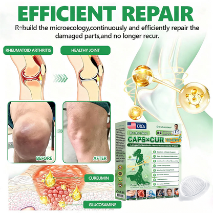 🔥 New Arrival | Curalona® Upgraded 10-in-1 Microneedle Patch – Berberine & NAD+ for Metabolic Support, Bakuchiol for Skin Renewal, Boswellia for Joint Comfort – Day & Night Transdermal Patch – 7 Patches – Visible Results in 7 Days
