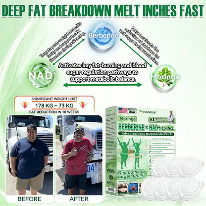 🇺🇸 𝐎𝐟𝐟𝐢𝐜𝐢𝐚𝐥 𝐔𝐒 𝐒𝐭𝐨𝐫𝐞 | 🧑‍⚕️🩺 𝐇𝐞𝐚𝐥𝐫𝐢𝐳𝐞® Moringa · Berberina × NAD+ 𝟏𝟎-𝐢𝐧-𝟏 𝐀𝐝𝐯𝐚𝐧𝐜𝐞𝐝 𝐍𝐚𝐧𝐨 𝐌𝐢𝐜𝐫𝐨𝐧𝐞𝐞𝐝𝐥𝐞 𝐏𝐚𝐭𝐜𝐡 — 𝐎𝐧𝐜𝐞 𝐃𝐚𝐢𝐥𝐲, 𝐕𝐢𝐬𝐢𝐛𝐥𝐞 𝐑𝐞𝐬𝐮𝐥𝐭𝐬 𝐢𝐧 𝟕 𝐃𝐚𝐲𝐬 