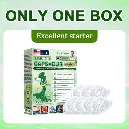 🔥 New Arrival | Curalona® Upgraded 10-in-1 Microneedle Patch – Berberine & NAD+ for Metabolic Support, Bakuchiol for Skin Renewal, Boswellia for Joint Comfort – Day & Night Transdermal Patch – 7 Patches – Visible Results in 7 Days