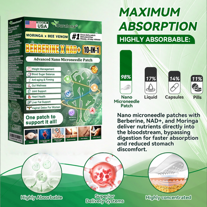 𝐎𝐟𝐟𝐢𝐜𝐢𝐚𝐥 𝐔𝐒 𝐒𝐭𝐨𝐫𝐞 🇺🇸  | 🧑‍⚕️🩺 𝗖𝘂𝗿𝗮𝗹𝗼𝗻𝗮® Moringa · Berberine × NAD+ 𝟏𝟎-𝐢𝐧-𝟏 𝐀𝐝𝐯𝐚𝐧𝐜𝐞𝐝 𝐍𝐚𝐧𝐨 𝐌𝐢𝐜𝐫𝐨𝐧𝐞𝐞𝐝𝐥𝐞 𝐏𝐚𝐭𝐜𝐡 — 𝐎𝐧𝐜𝐞 𝐃𝐚𝐢𝐥𝐲, 𝐕𝐢𝐬𝐢𝐛𝐥𝐞 𝐑𝐞𝐬𝐮𝐥𝐭𝐬 𝐢𝐧 𝟕 𝐃𝐚𝐲𝐬