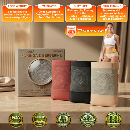 𝐏𝐚𝐢𝐝𝐮𝐢𝐬® 👩‍⚕️𝐌𝐨𝐫𝐢𝐧𝐠𝐚 & 𝐁𝐞𝐫𝐛𝐞𝐫𝐢𝐧𝐞 4‑In‑1 Micro‑Particle Sculpting & Fat‑Burn Shorts
