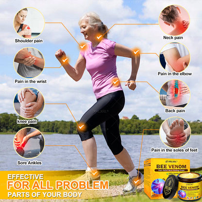 Purelora®💞💞 Bee Venom Pain-Relief Bone Healing Cream  (Specially for older adults)