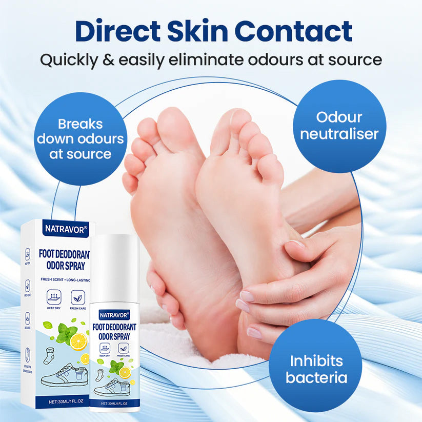 NATRAVOR® Foot Deodorant Odor Spray